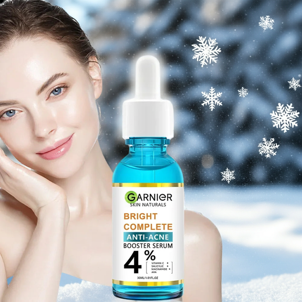 Garnier serum 30ml Whitening Essence Removes Acne Marks Comedones Blackheads Facial Repair Serum Shrinks Pores Moisturizes Essence