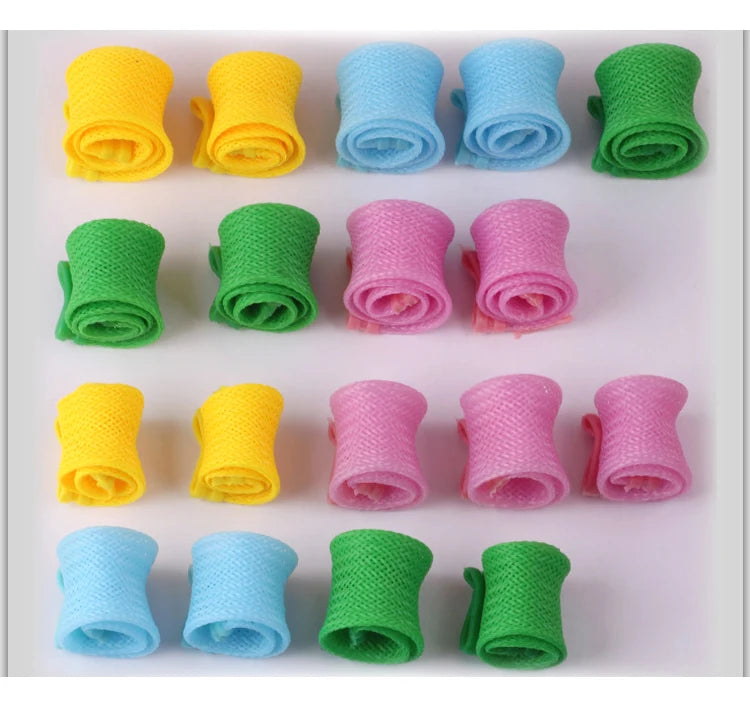 12/18PCS Hair Curler Hair Rollers Heatless Curler Curling Tongs Headband