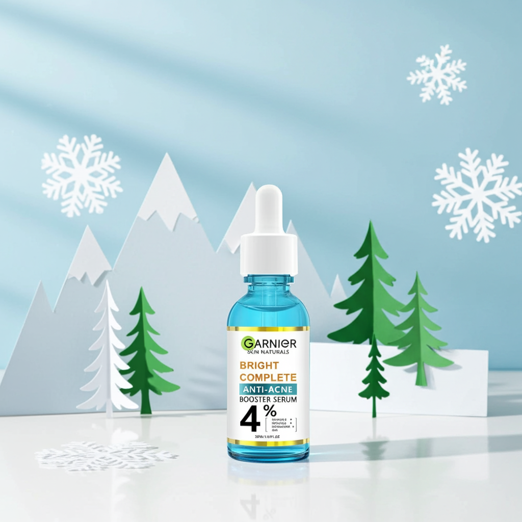 Garnier serum 30ml Whitening Essence Removes Acne Marks Comedones Blackheads Facial Repair Serum Shrinks Pores Moisturizes Essence