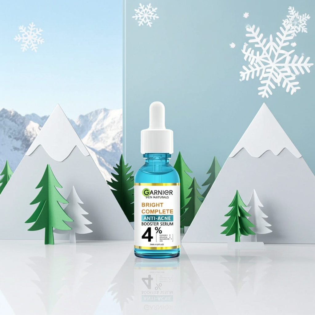 Garnier serum 30ml Whitening Essence Removes Acne Marks Comedones Blackheads Facial Repair Serum Shrinks Pores Moisturizes Essence